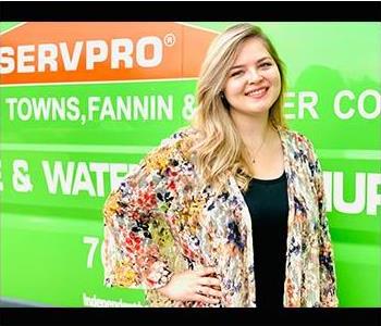 Hayle Lovelady, team member at SERVPRO of Union, Towns, Fannin & Gilmer Counties